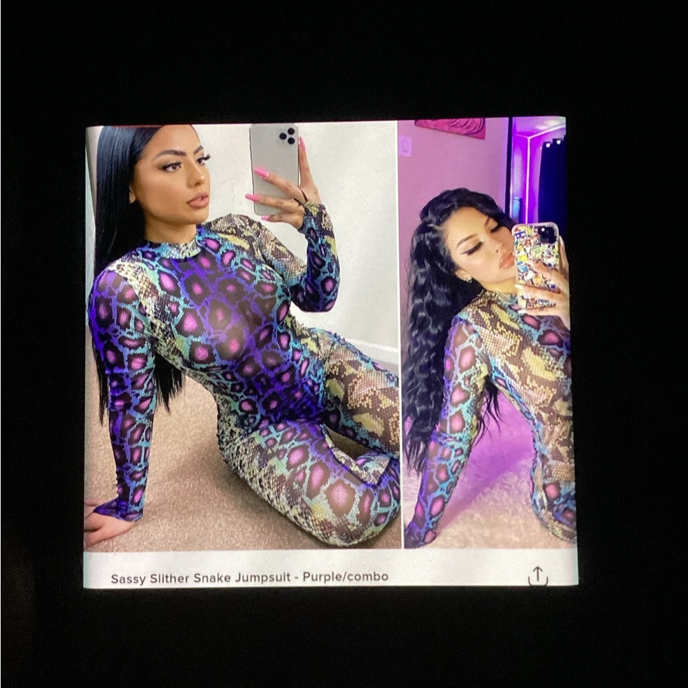 Colorful Animal Print Jumpsuit